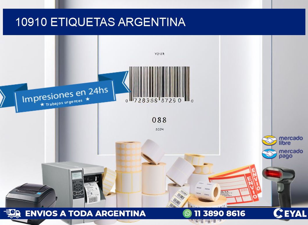 10910 ETIQUETAS ARGENTINA