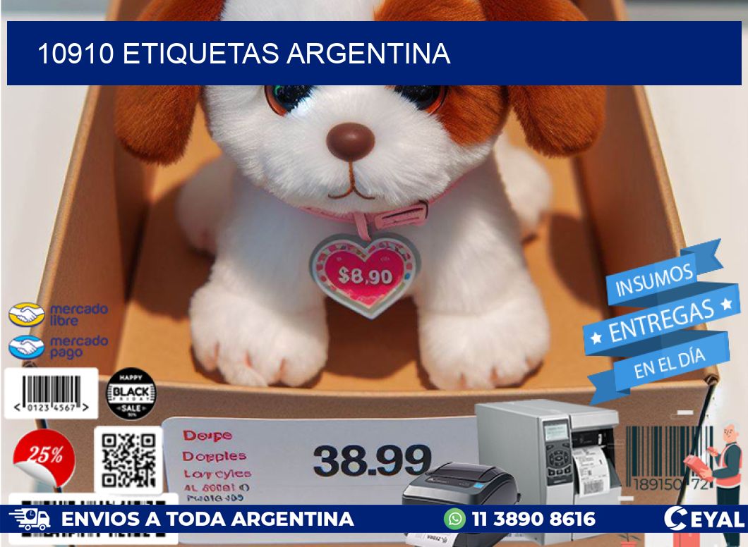 10910 ETIQUETAS ARGENTINA