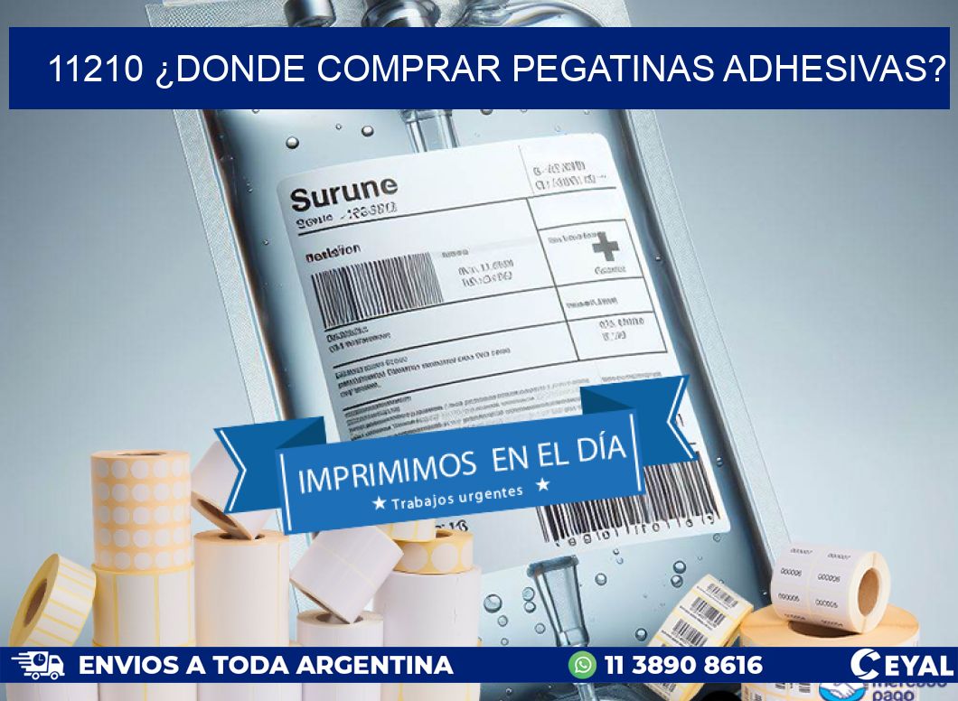 11210 ¿DONDE COMPRAR PEGATINAS ADHESIVAS?