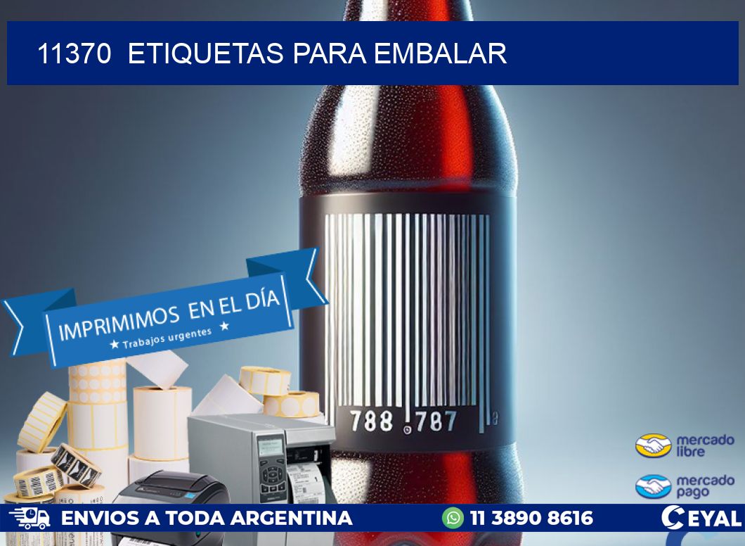 11370  ETIQUETAS PARA EMBALAR