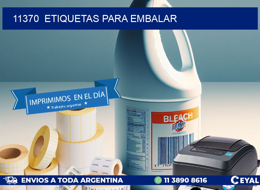 11370  ETIQUETAS PARA EMBALAR