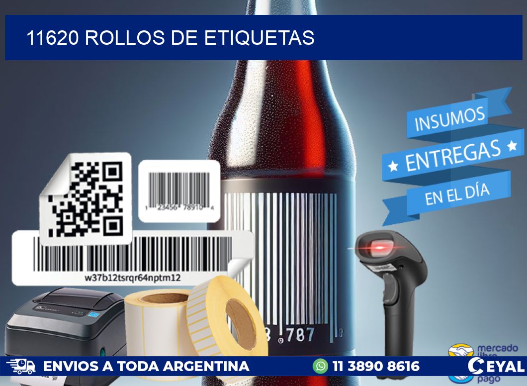 11620 ROLLOS DE ETIQUETAS