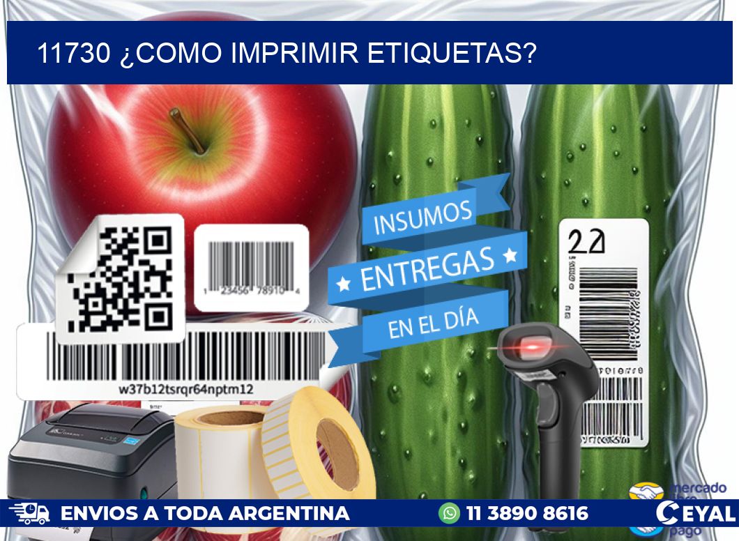 11730 ¿COMO IMPRIMIR ETIQUETAS?