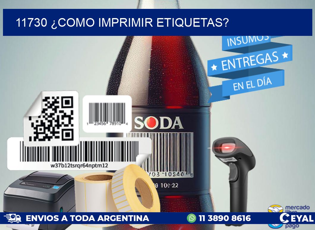 11730 ¿COMO IMPRIMIR ETIQUETAS?