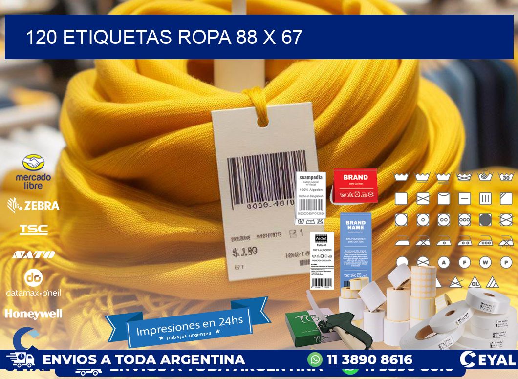 120 ETIQUETAS ROPA 88 x 67