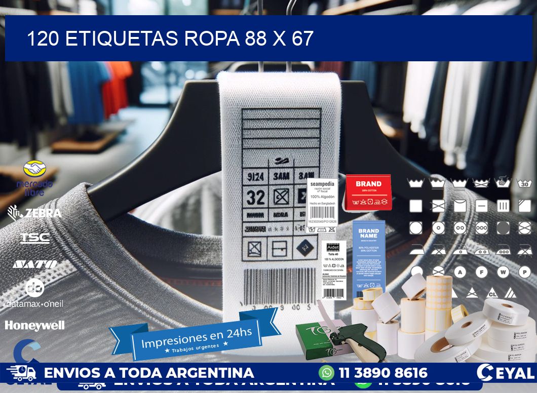 120 ETIQUETAS ROPA 88 x 67