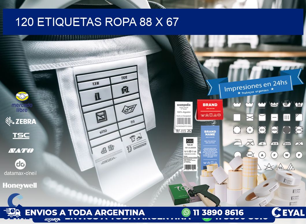 120 ETIQUETAS ROPA 88 x 67