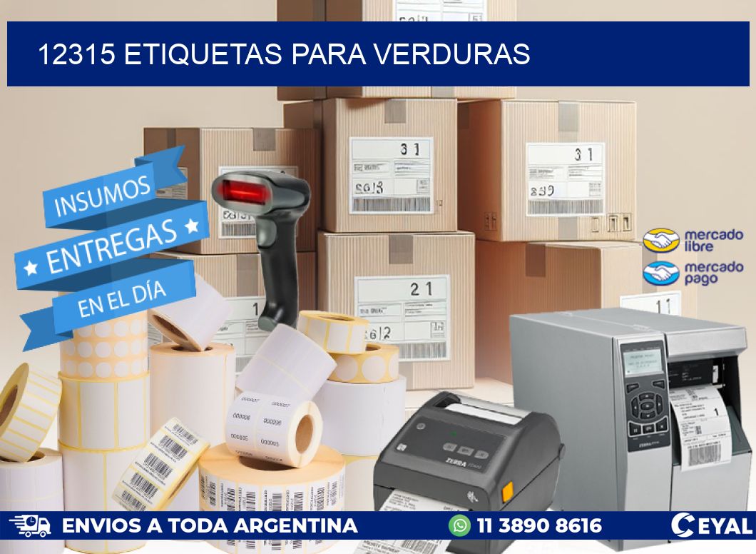 12315 ETIQUETAS PARA VERDURAS
