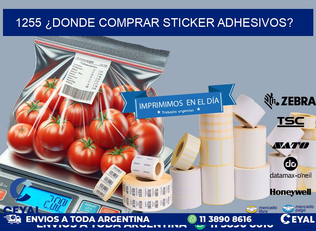 1255 ¿DONDE COMPRAR STICKER ADHESIVOS?
