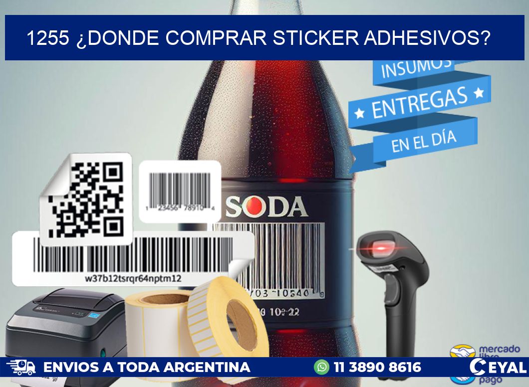 1255 ¿DONDE COMPRAR STICKER ADHESIVOS?