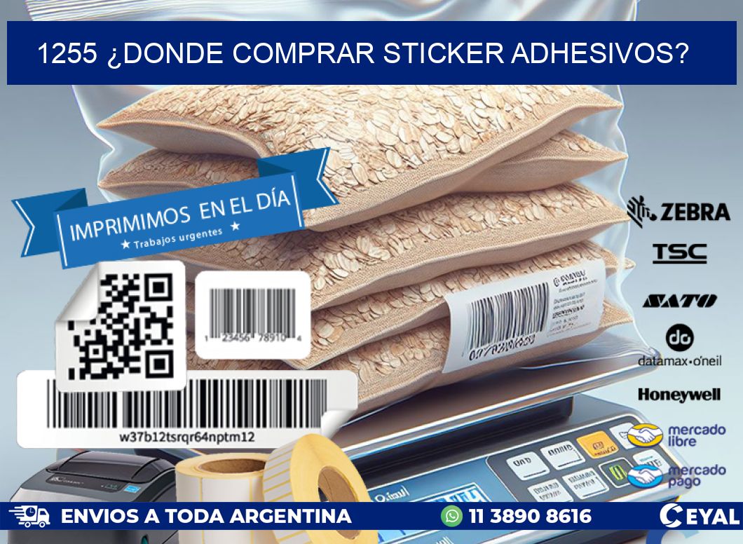 1255 ¿DONDE COMPRAR STICKER ADHESIVOS?