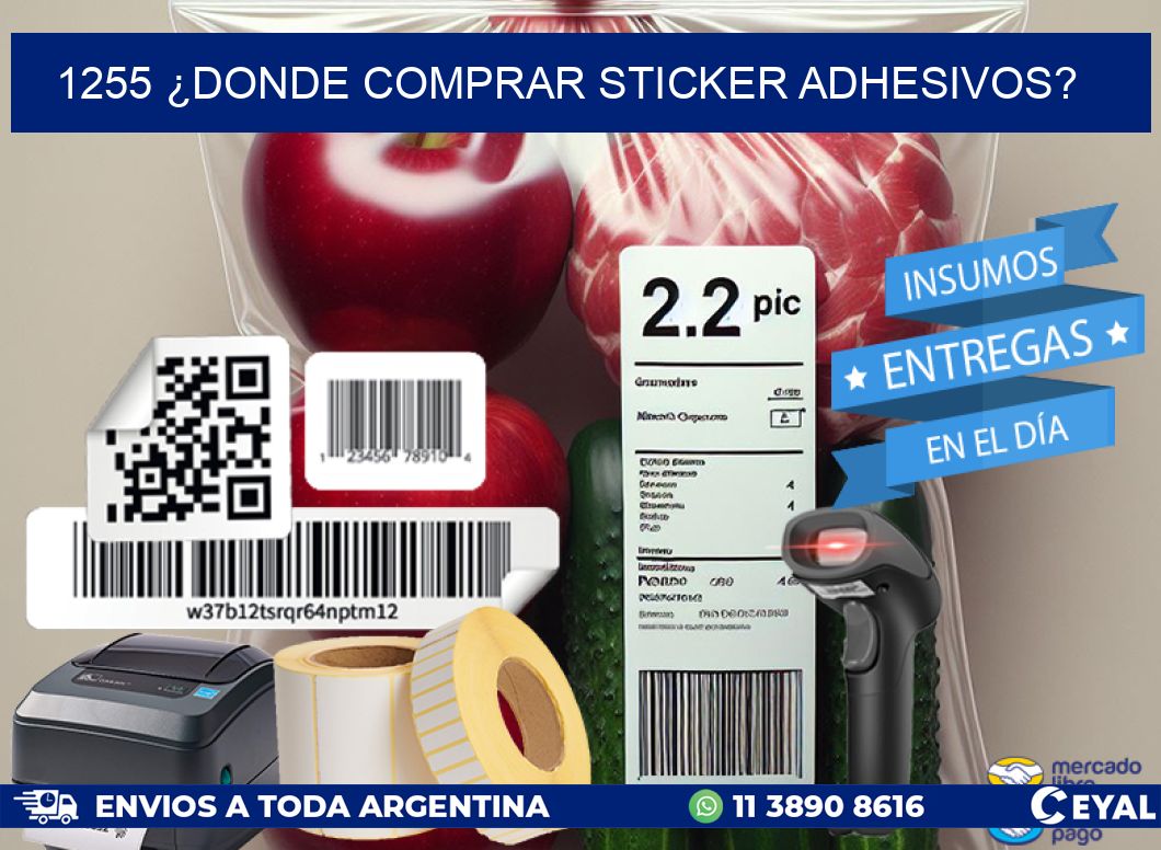 1255 ¿DONDE COMPRAR STICKER ADHESIVOS?