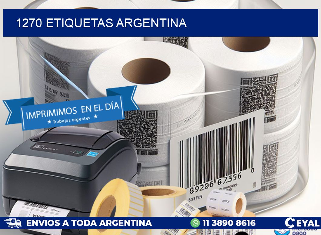1270 ETIQUETAS ARGENTINA