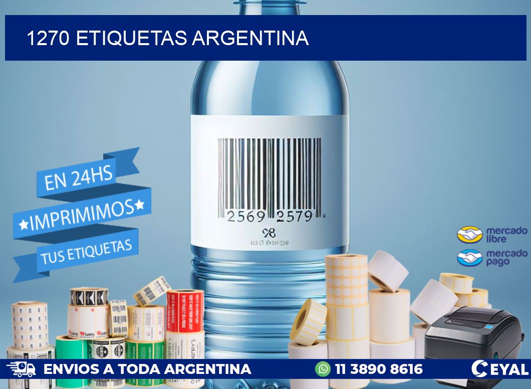 1270 ETIQUETAS ARGENTINA