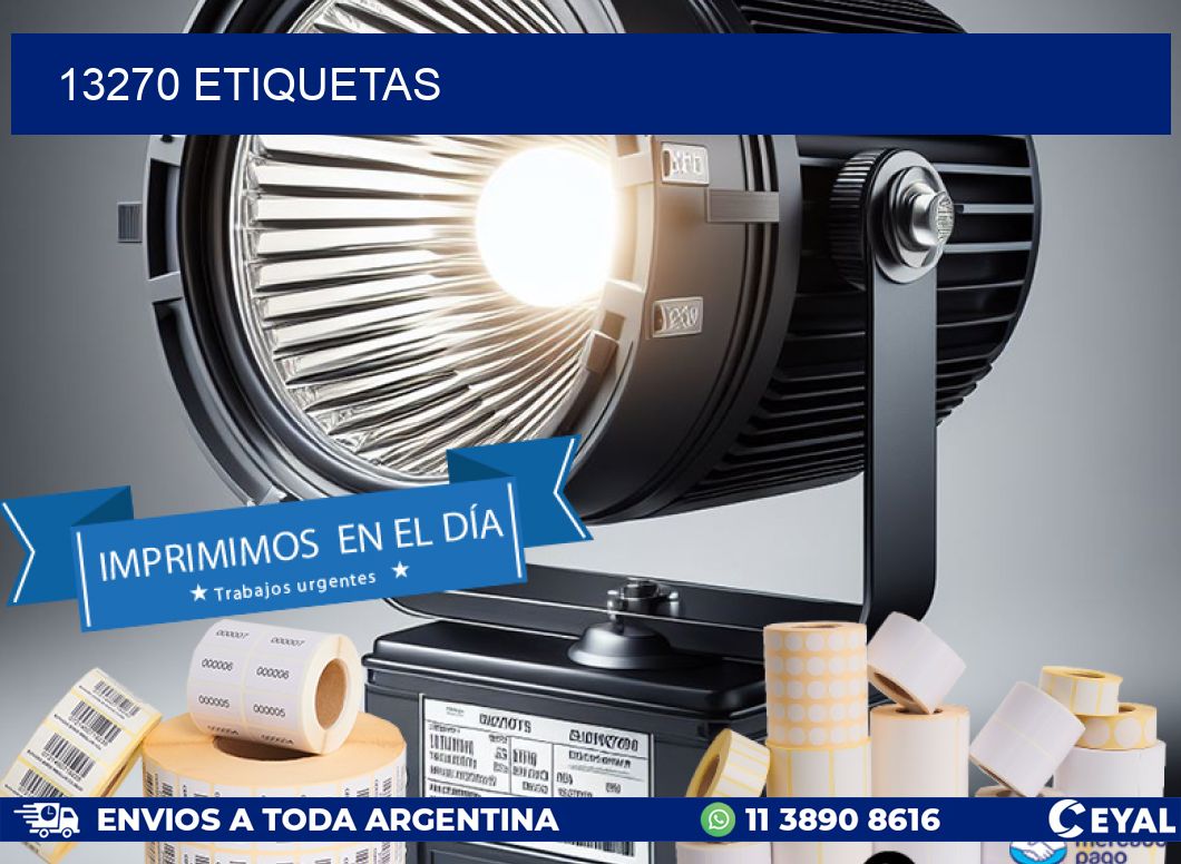 13270 ETIQUETAS