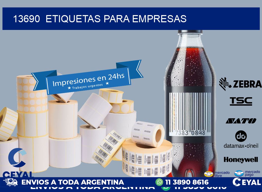 13690  ETIQUETAS PARA EMPRESAS