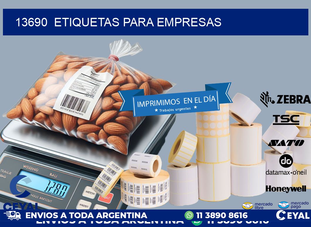 13690  ETIQUETAS PARA EMPRESAS