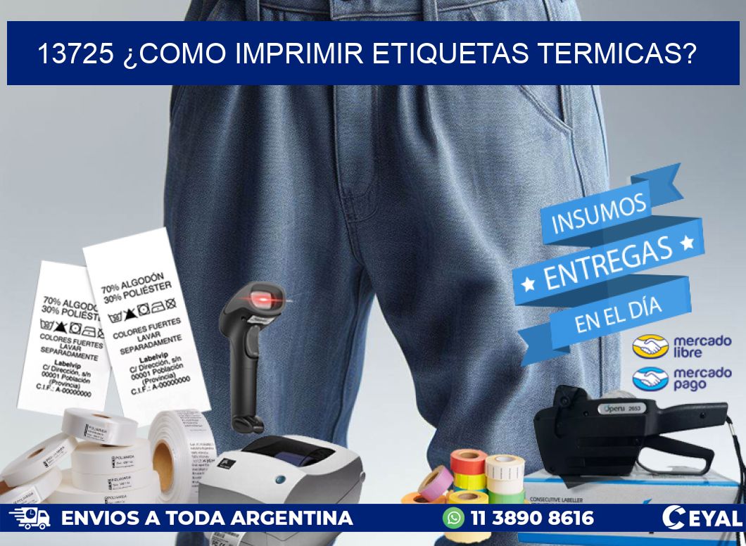 13725 ¿COMO IMPRIMIR ETIQUETAS TERMICAS?