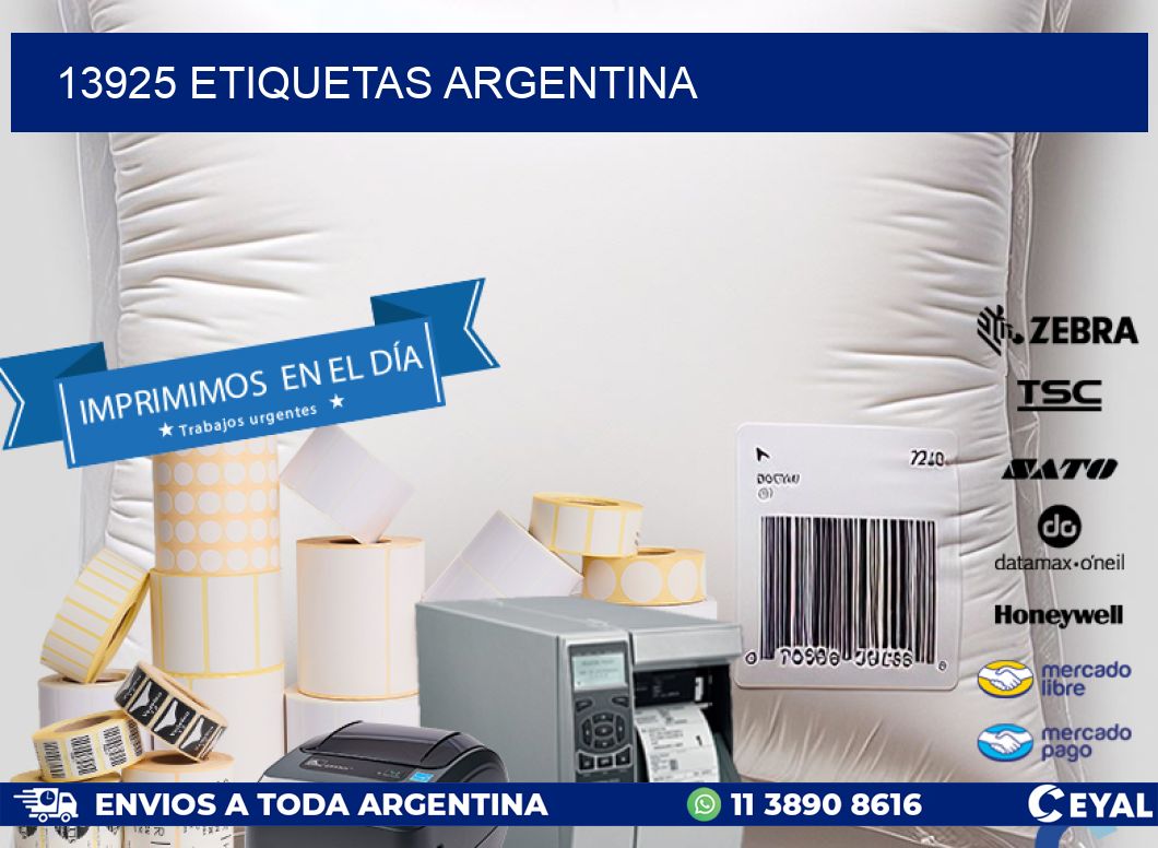13925 ETIQUETAS ARGENTINA