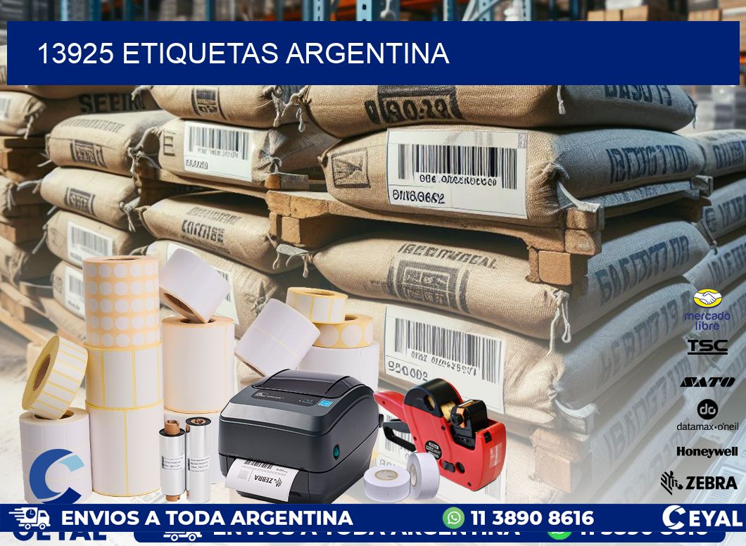 13925 ETIQUETAS ARGENTINA