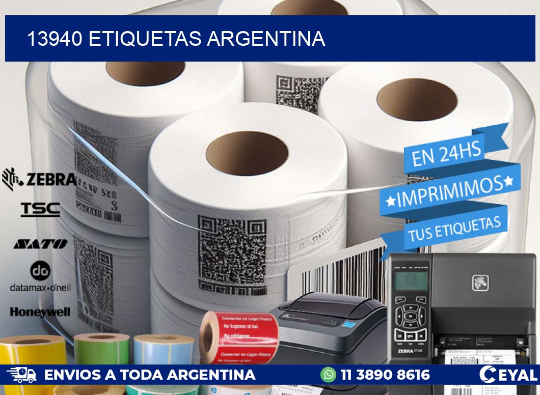 13940 ETIQUETAS ARGENTINA