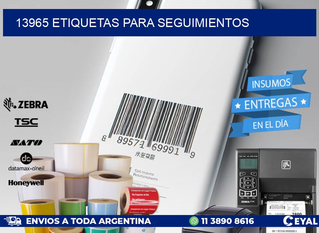 13965 ETIQUETAS PARA SEGUIMIENTOS