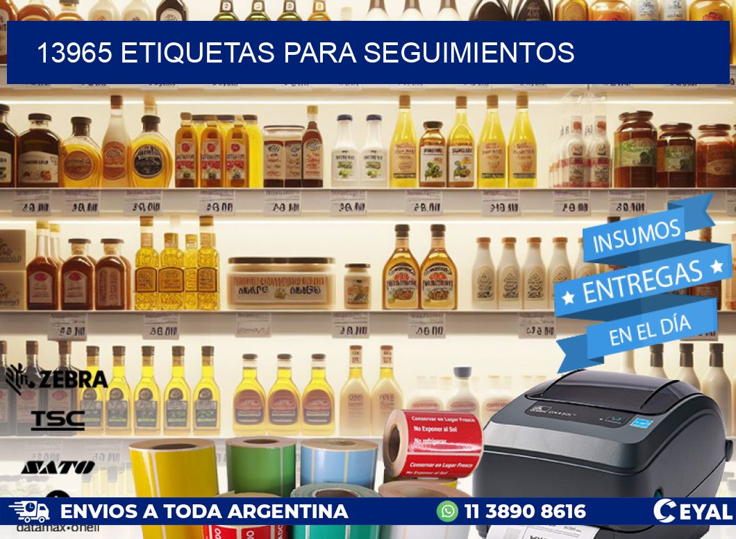 13965 ETIQUETAS PARA SEGUIMIENTOS