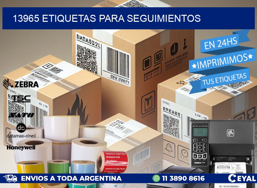 13965 ETIQUETAS PARA SEGUIMIENTOS