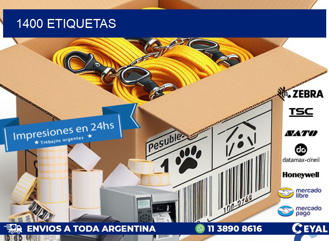 1400 ETIQUETAS