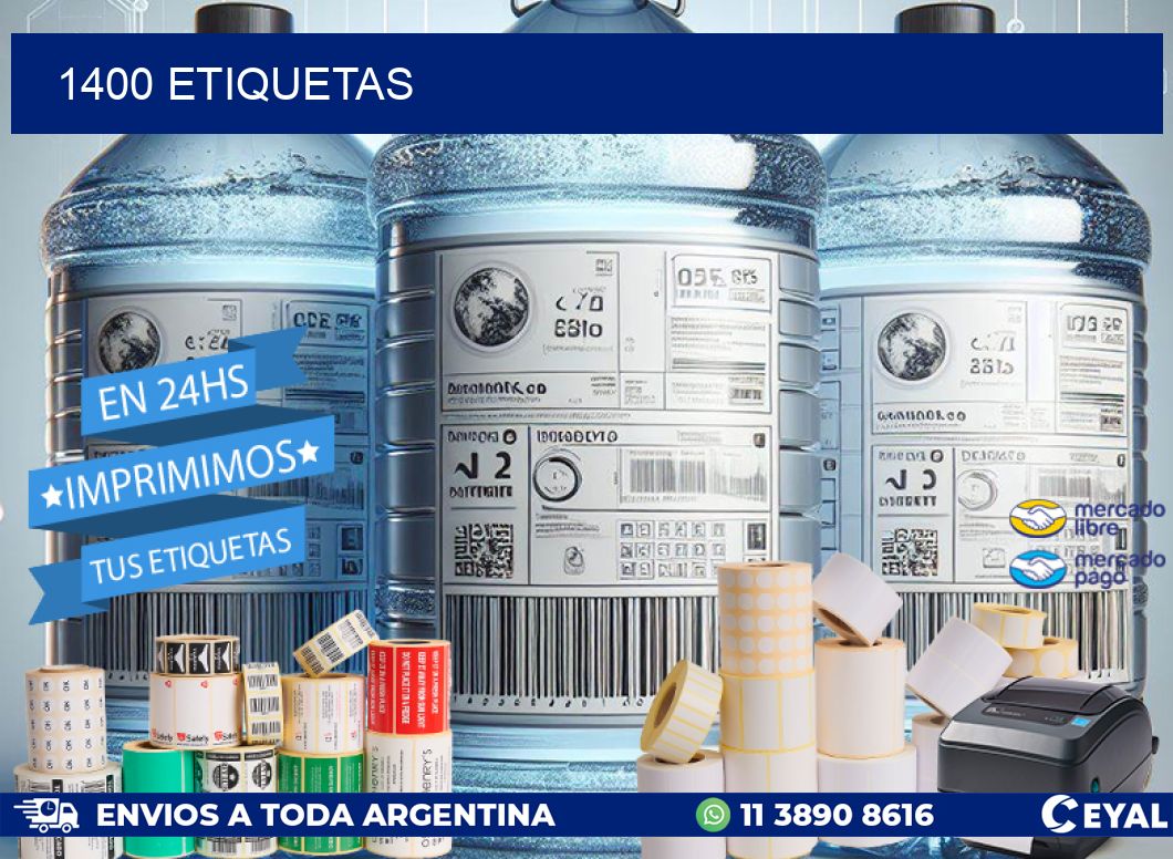 1400 ETIQUETAS