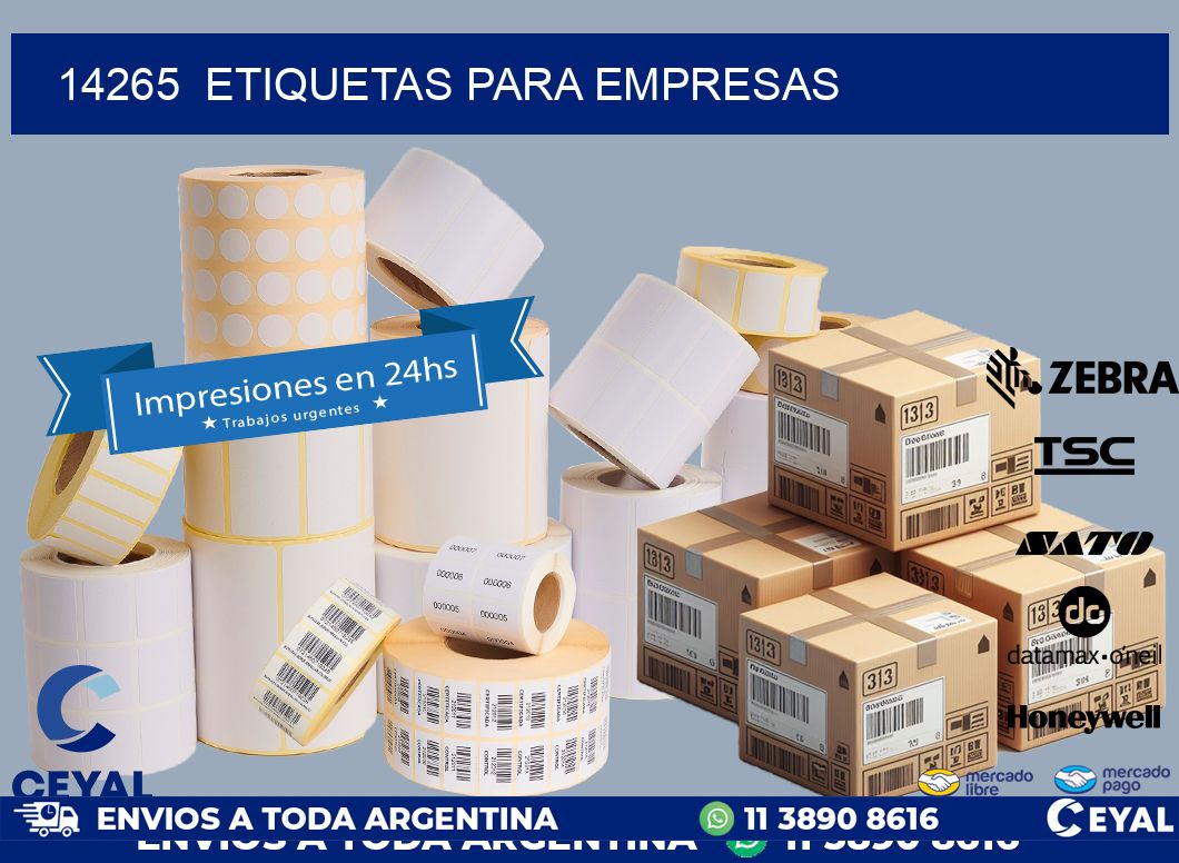 14265  ETIQUETAS PARA EMPRESAS