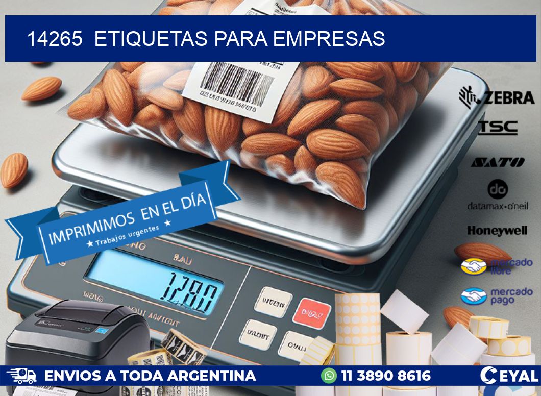 14265  ETIQUETAS PARA EMPRESAS