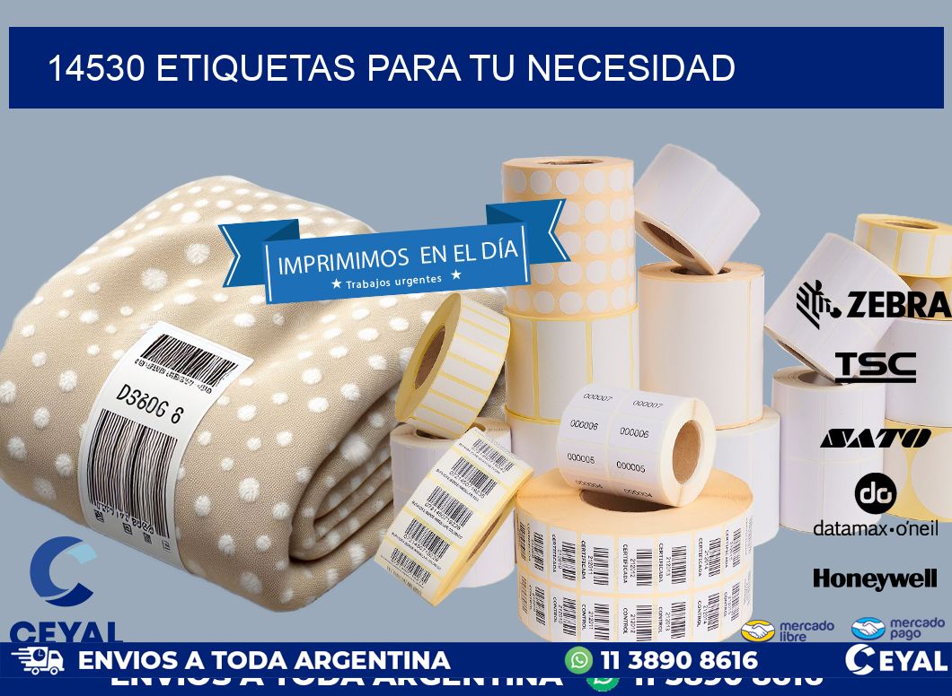 14530 ETIQUETAS PARA TU NECESIDAD