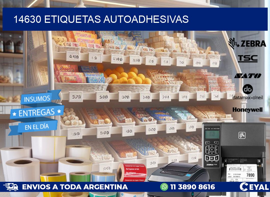 14630 ETIQUETAS AUTOADHESIVAS