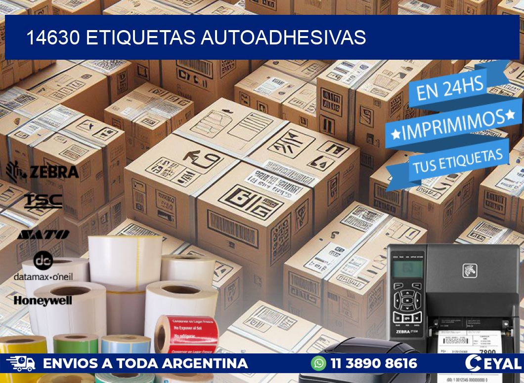 14630 ETIQUETAS AUTOADHESIVAS
