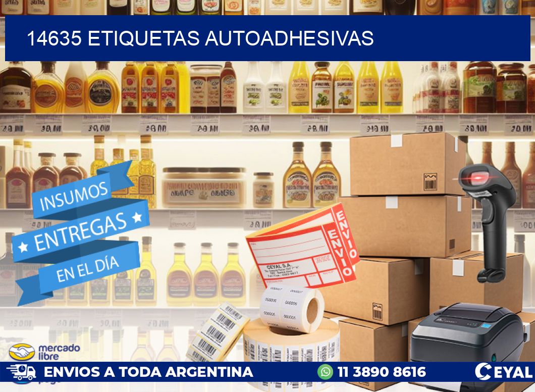 14635 ETIQUETAS AUTOADHESIVAS