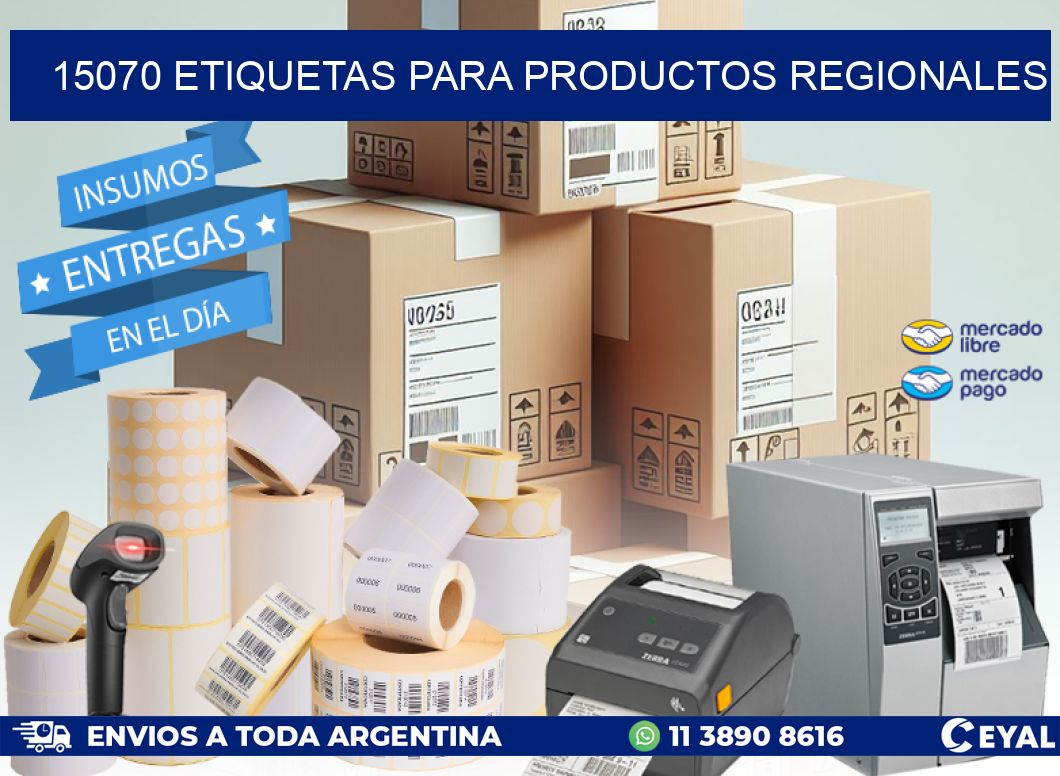 15070 ETIQUETAS PARA PRODUCTOS REGIONALES