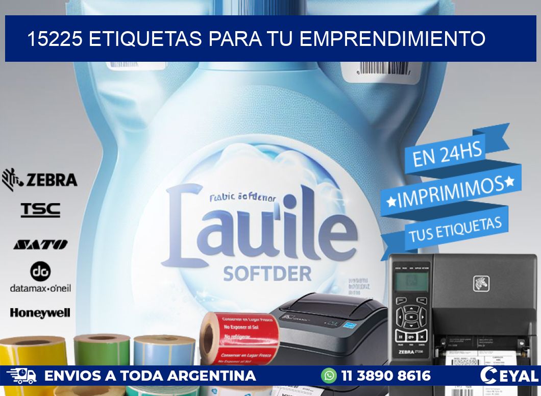 15225 ETIQUETAS PARA TU EMPRENDIMIENTO