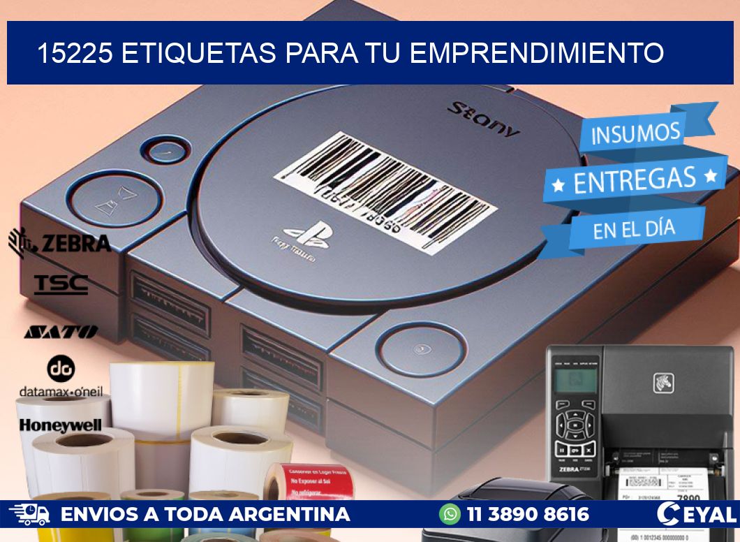 15225 ETIQUETAS PARA TU EMPRENDIMIENTO