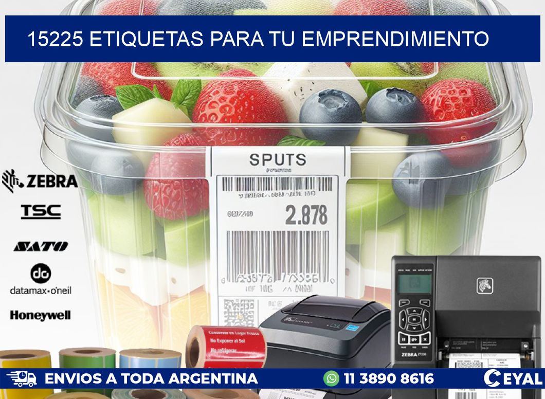 15225 ETIQUETAS PARA TU EMPRENDIMIENTO