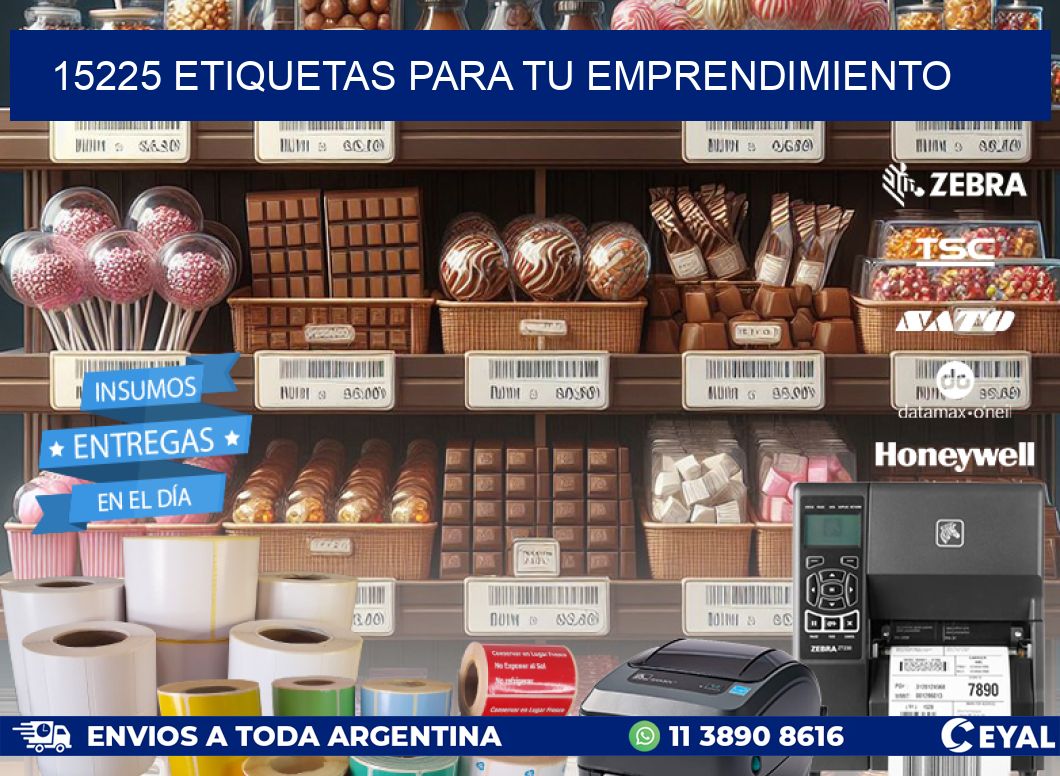 15225 ETIQUETAS PARA TU EMPRENDIMIENTO