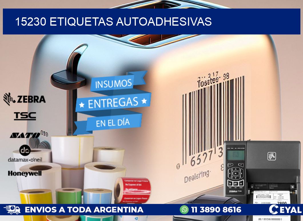 15230 ETIQUETAS AUTOADHESIVAS