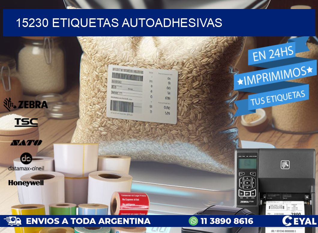 15230 ETIQUETAS AUTOADHESIVAS