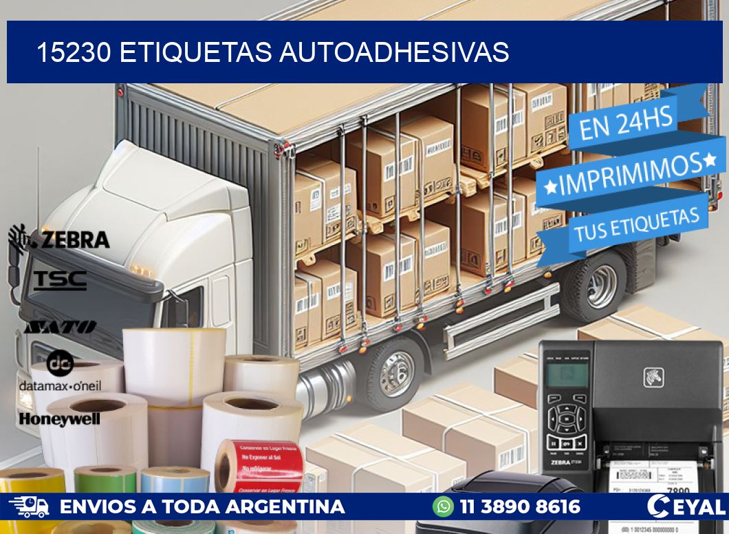 15230 ETIQUETAS AUTOADHESIVAS