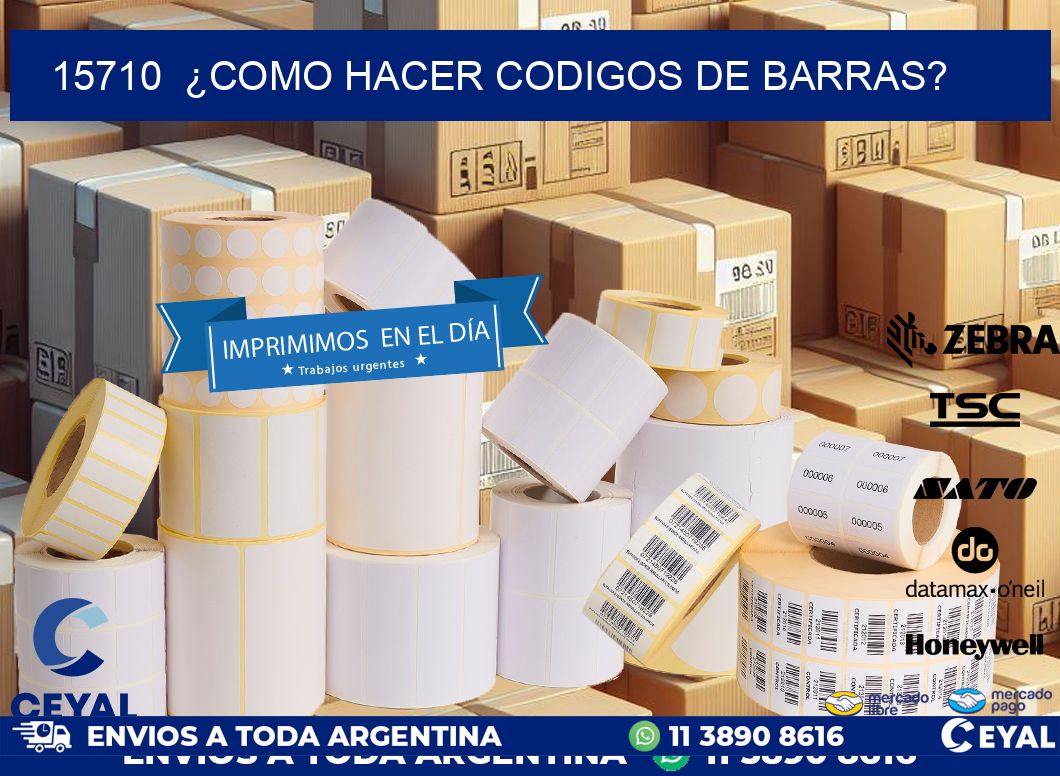 15710  ¿COMO HACER CODIGOS DE BARRAS?