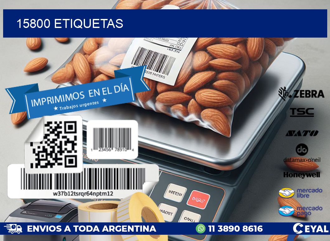 15800 ETIQUETAS