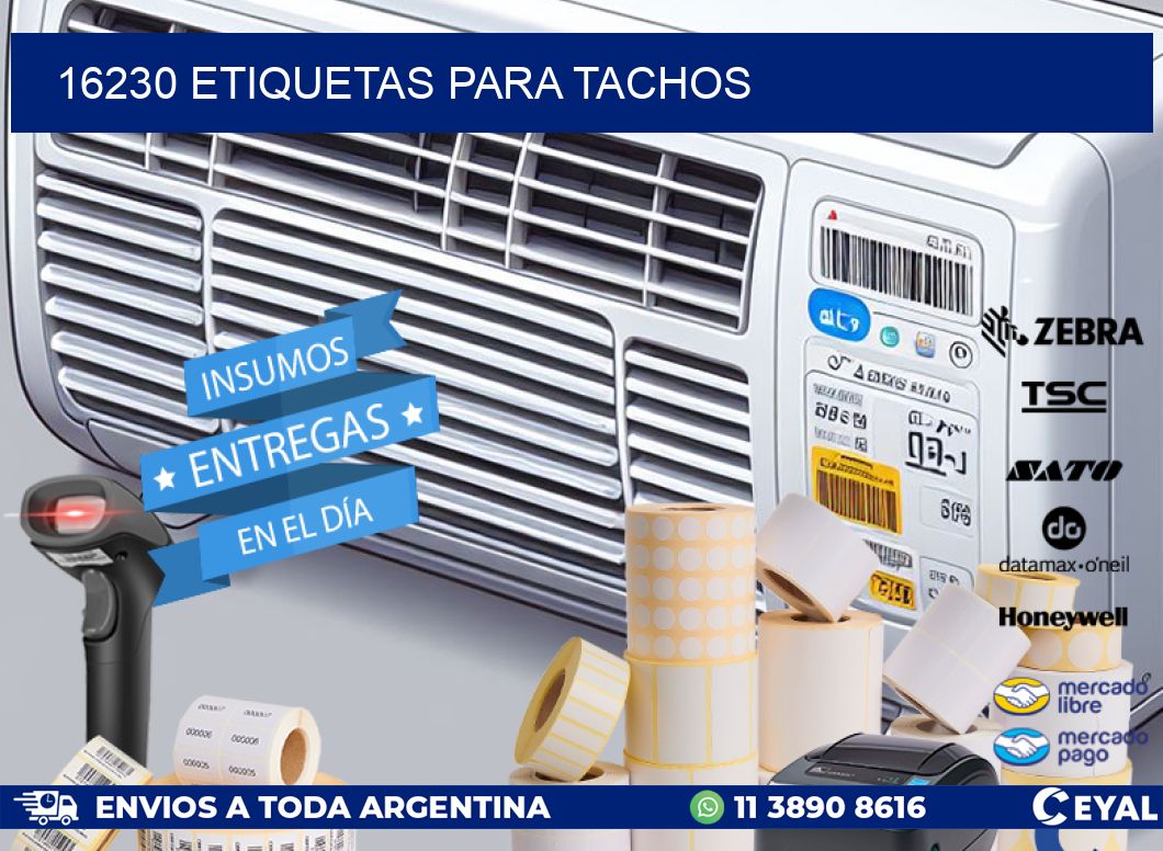16230 ETIQUETAS PARA TACHOS