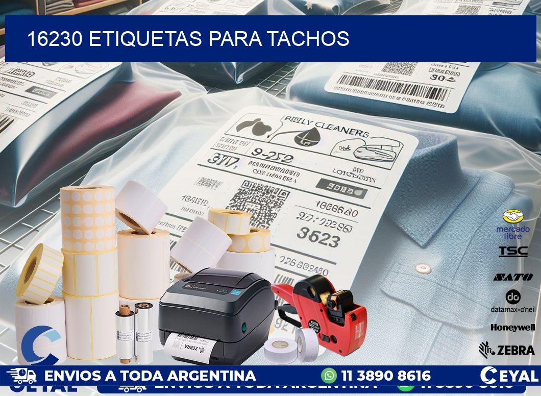 16230 ETIQUETAS PARA TACHOS