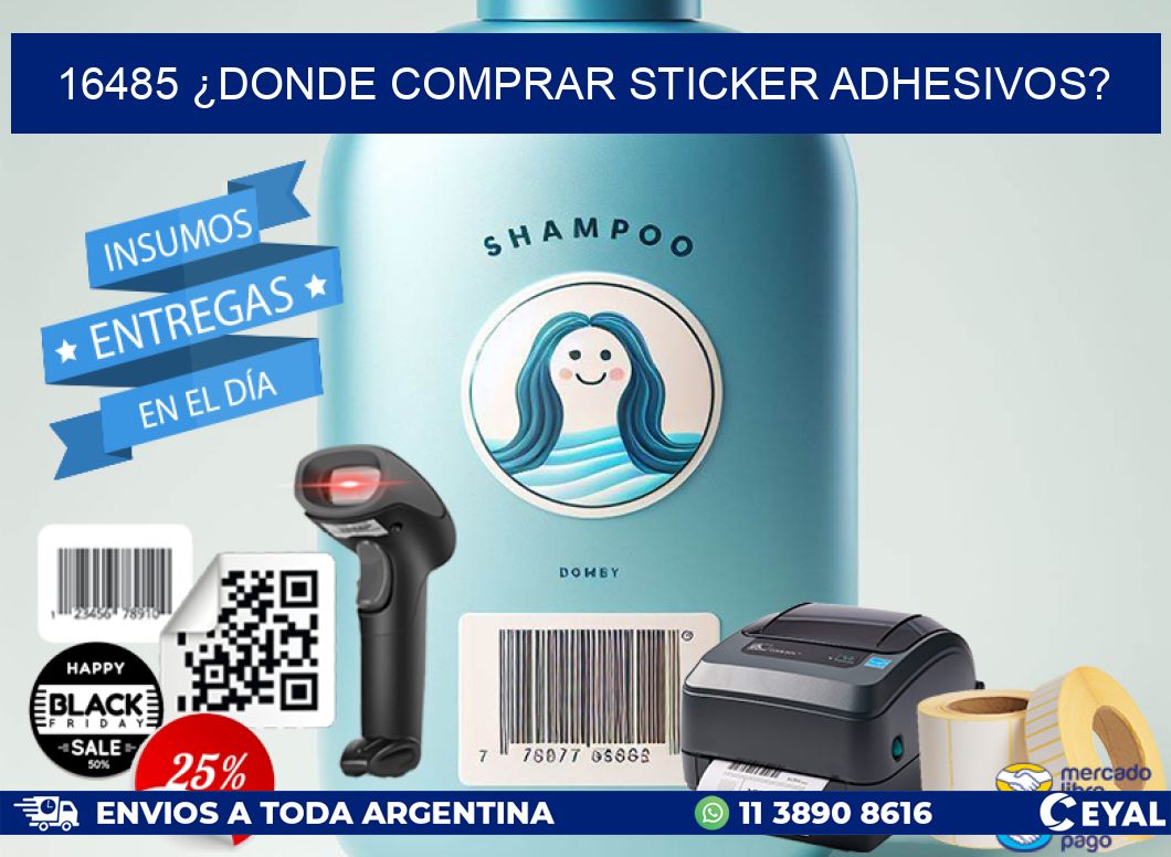16485 ¿DONDE COMPRAR STICKER ADHESIVOS?