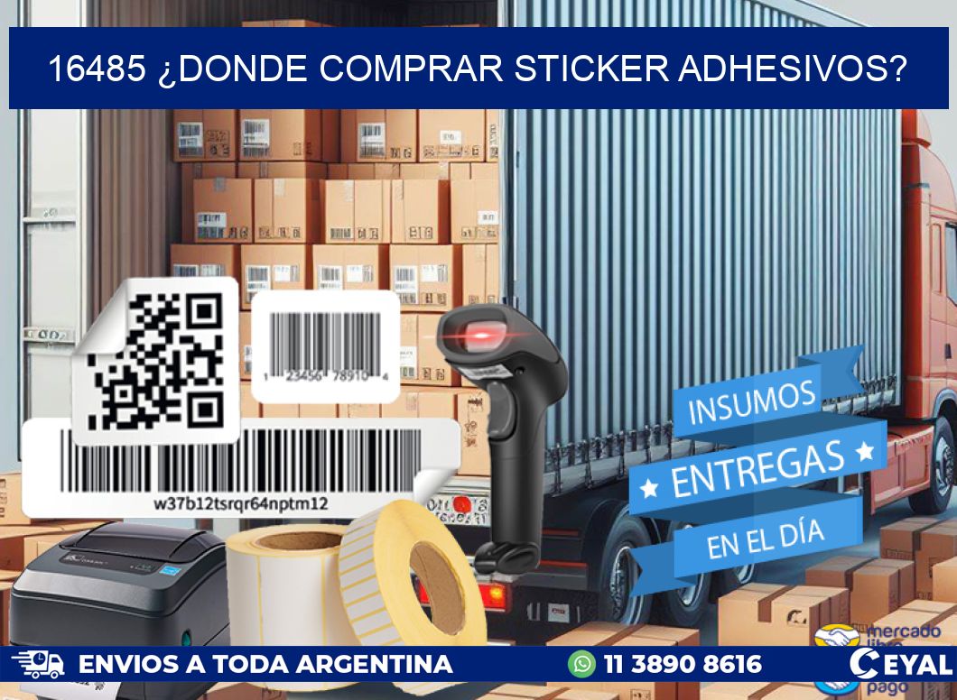 16485 ¿DONDE COMPRAR STICKER ADHESIVOS?